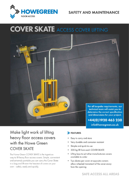 Howe Green Floor Access Cover Skate