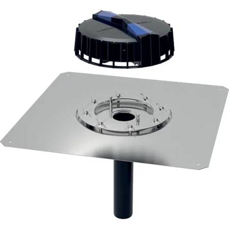Geberit Pluvia Roof Outlet With Contact Sheet And Fastening Flange