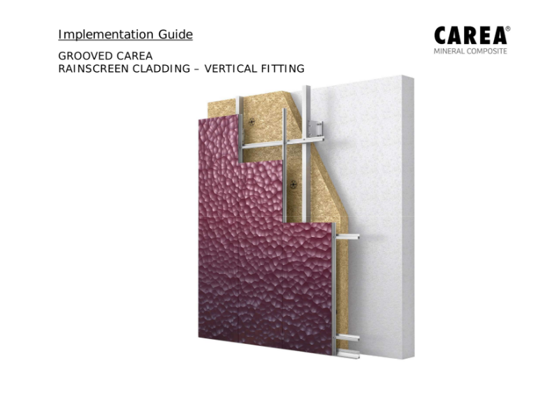 Implementation Guide for Grooved Panels - Vertical Fitting