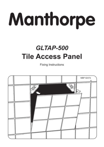 Tile Access Panel Fitting Instructions