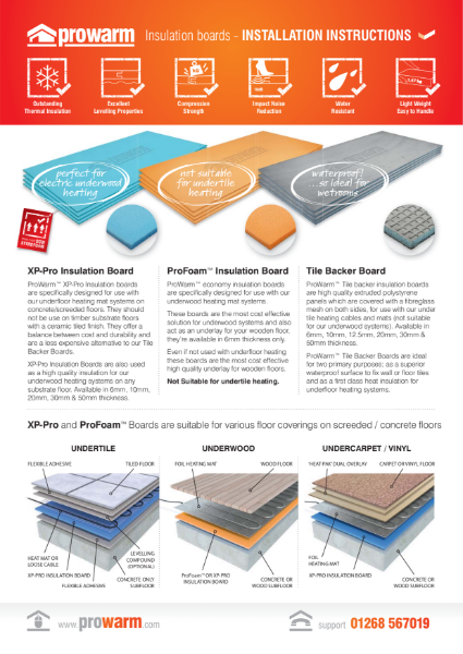 ProWarm ProFoam Insulation Board