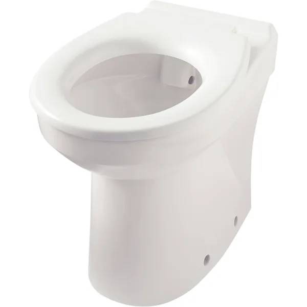 Twyford Avalon Floor-Standing WC, Washdown, Raised, Back-To-Wall, Rimfree
