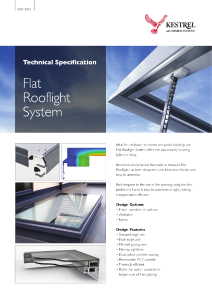 Kestrel Flat Rooflight System