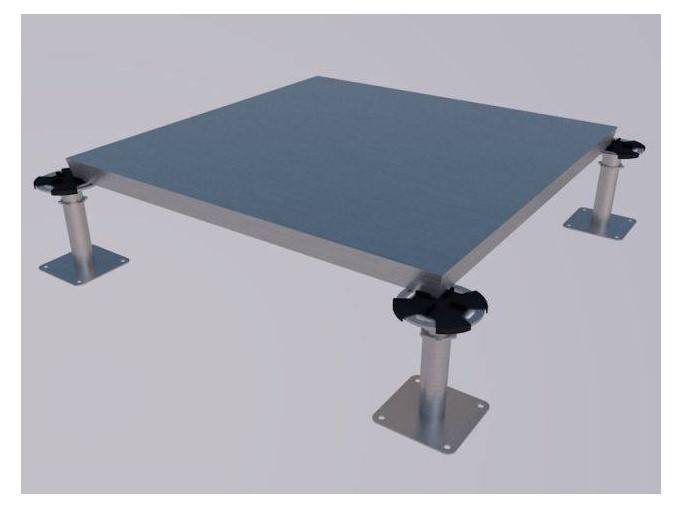 BGM600 - G Low GWP PSA Panel. PSA Medium Grade Gravity Lay Steel Encapsulated Panel - Raised Access Floor Panel