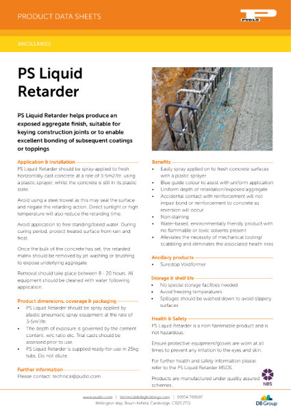 PS Liquid Retarder Datasheet