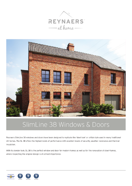 Aluminium Window for Domestic Market - SL 38