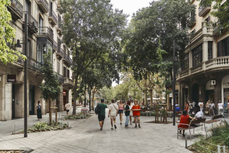 Green hubs are evolving Barcelona’s urban imagery