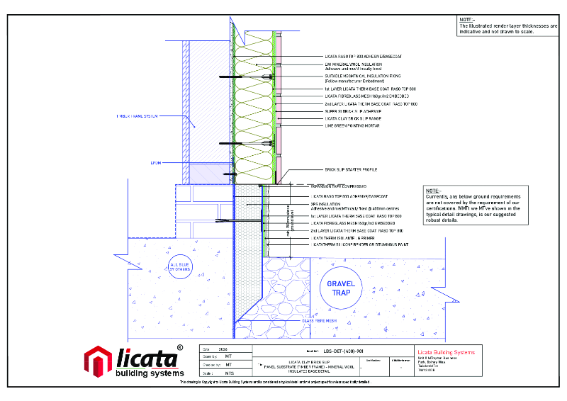 Licata Therm Panel Substrate - Timber Frame - Clay Brick Slip ...