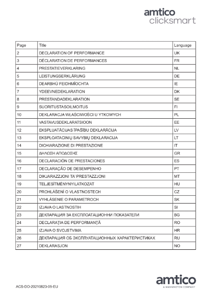 DOP Certificate (Click Smart)