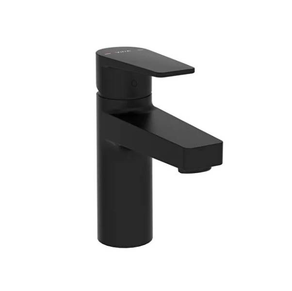 A4304436VUK- Flow Square compact basin mixer, Matt Black - Mixer Tap