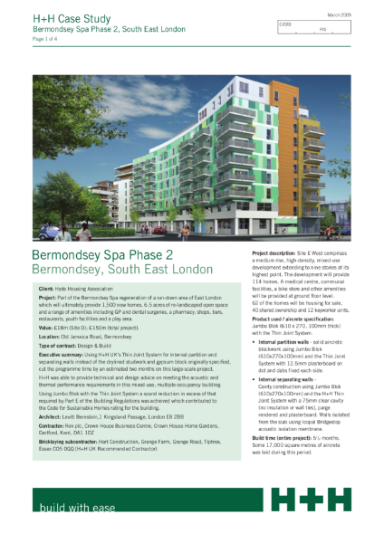 Case Study - Bermondsey Spa