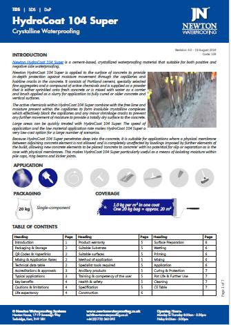 HydroCoat 104 Super v.4.0 8.2024