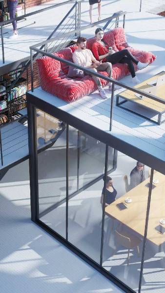 BS Classic Tile - Round Studded Rubber Flooring Tiles