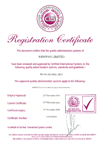 ISO 9001 Certification