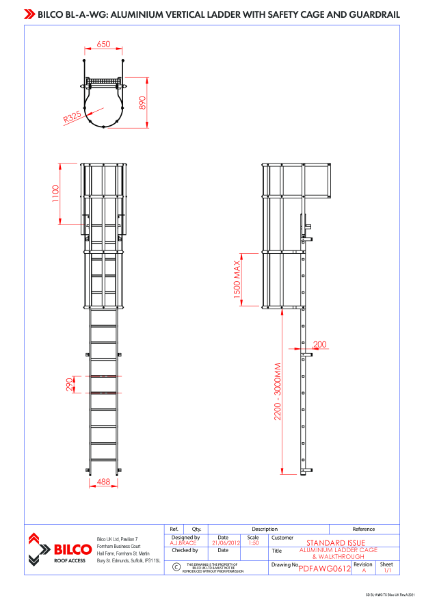 SUBMITTAL DRAWINGS - ALUMINIUM