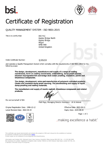 ISO 9001 Quality Management