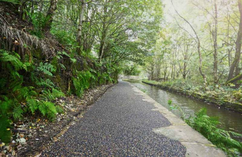 Permeable Pathways & Canal Towpaths - SuDS compliant surfacing