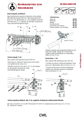 M-204SE.pdf - Snorasskydd och nockracke
