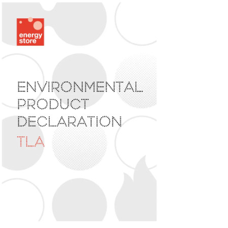 energystore TLA Environmental Product Declaration (EPD)