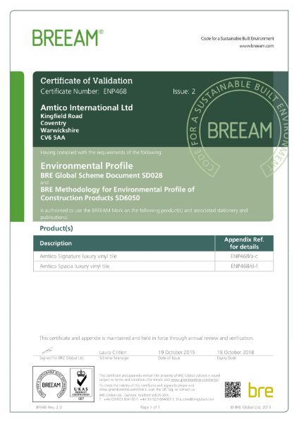 Breeam Certificate