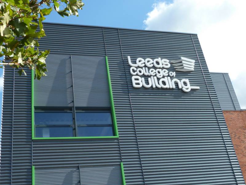 APL Case Study - Aluminium AP50HR Half-Round & Sinusoidal Cladding - Leeds College of Building