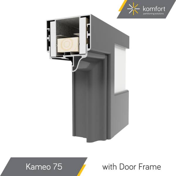 Komfort | Kameo 75 | Non-Fire Rated Solid & Glazed Partitioning