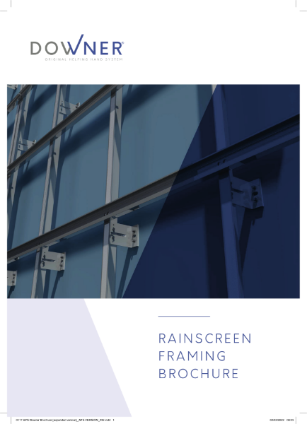 Downer Rainscreen Framing Brochure