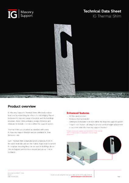 Thermal Shim Technical Data Sheet