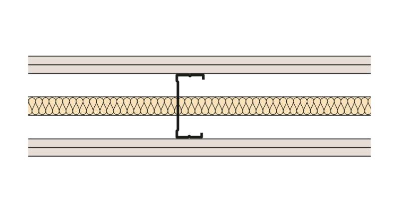 Siniat Single Frame Metal Stud Partition CS90R-212St-25G - Metal Stud Partitioning