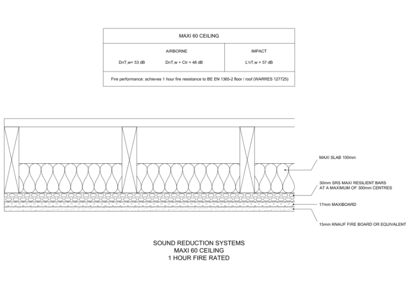 Maxi 60 Ceiling CAD Drawing