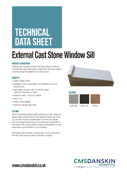 External Cast Stone Window Sill