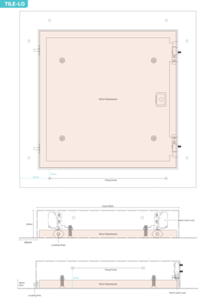 TILE-LO - Tile Door Access Panel Tech