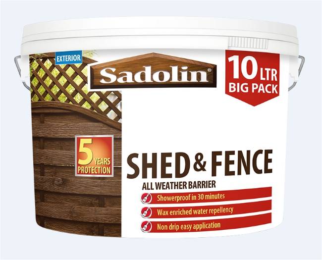 Gear up for Spring outdoors with new Sadolin Shed & Fence All Weather Barrier