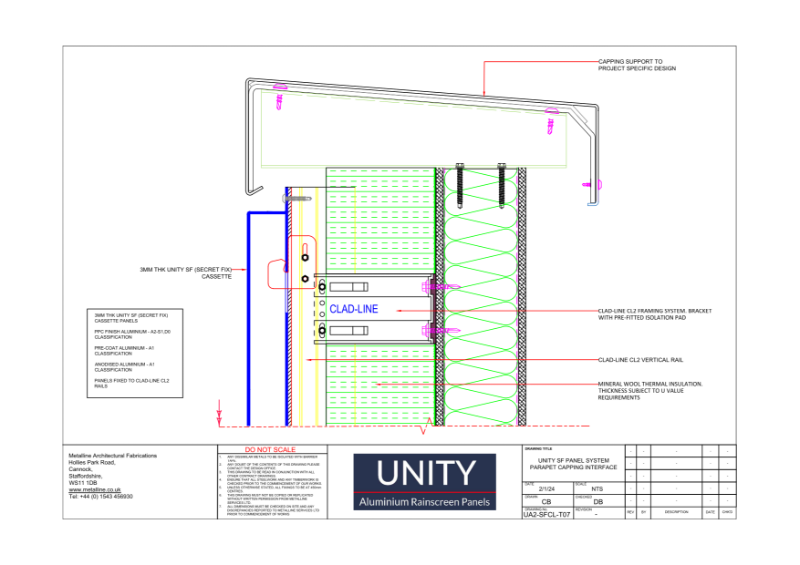 Unity A1 SF-07 Technical Drawing