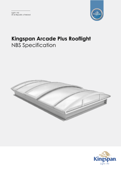 Arcade Plus Rooflight NBS Specification