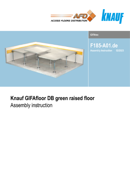 Knauf DB Green Raised Floor Installation Guide