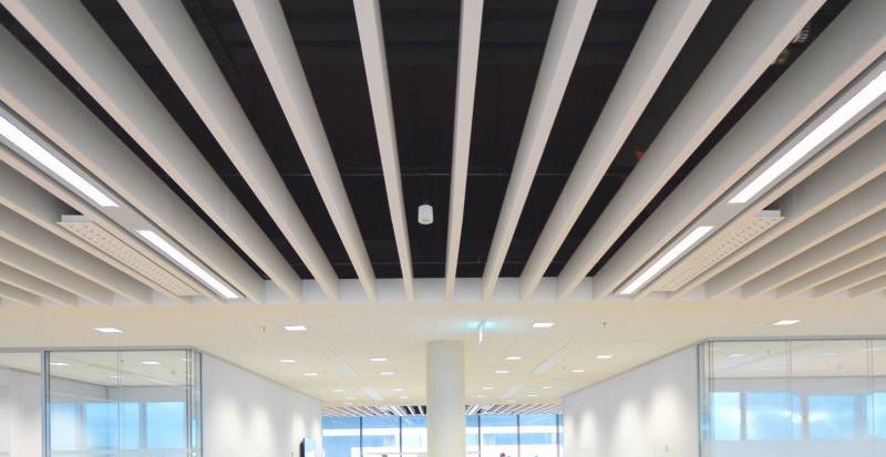 System 500 - Acoustic Baffle Ceiling System