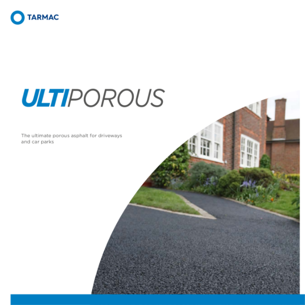 Porous asphalt driveway surface - Porous asphalt for car parks - ULTIPOROUS