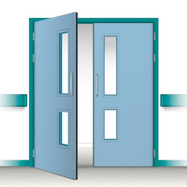 Postformed Double Doorset - Vision Panel 3