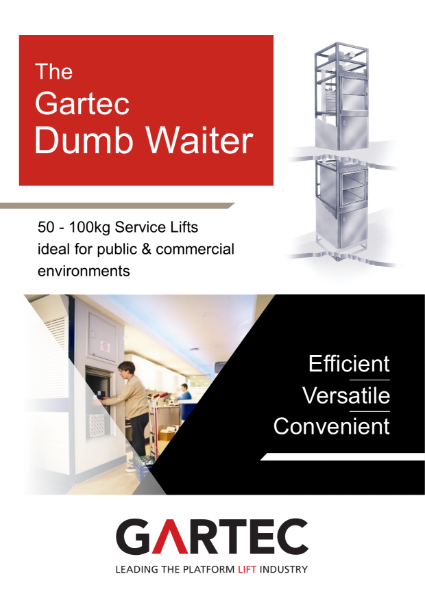 Gartec Dumb Waiter Service Lift Brochure