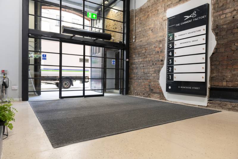 Elegant Entrance Matting at Glasgow’s The Garment Factory