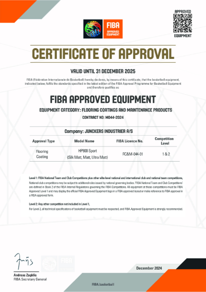 Certificate of Conformity