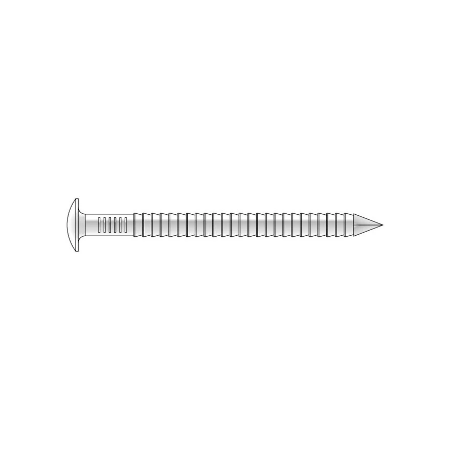 Hammerspiker - Platespiker Rustfri A2 + Hvitlakkert NCS 0502-Y