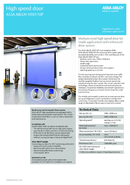 ASSA_ABLOY_HS9110P_Product_Leaflet