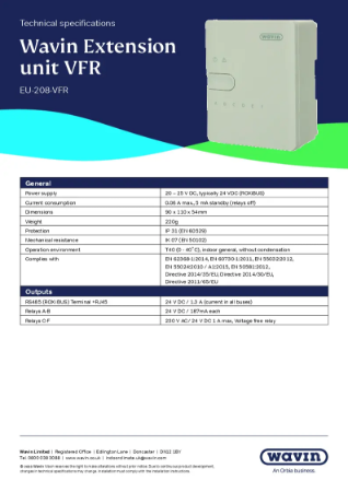 Sentio EU-208 8 Way Extension Unit