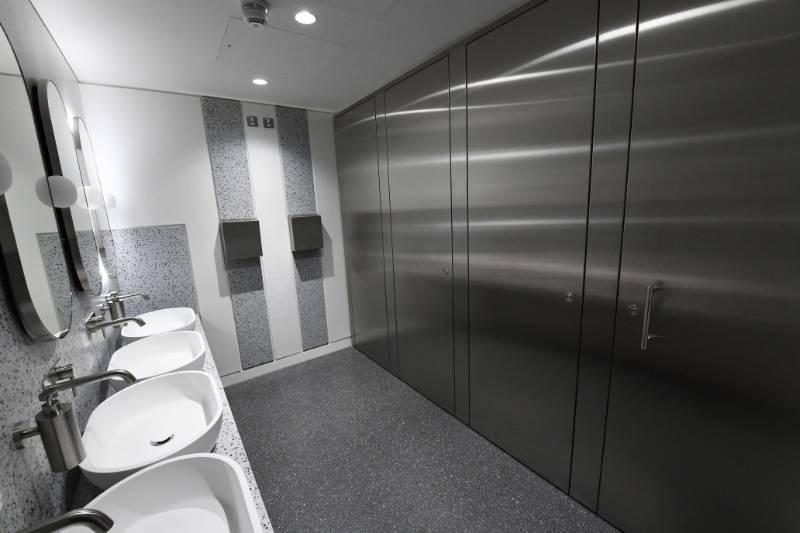 Flow Stainless Washroom Cubicle