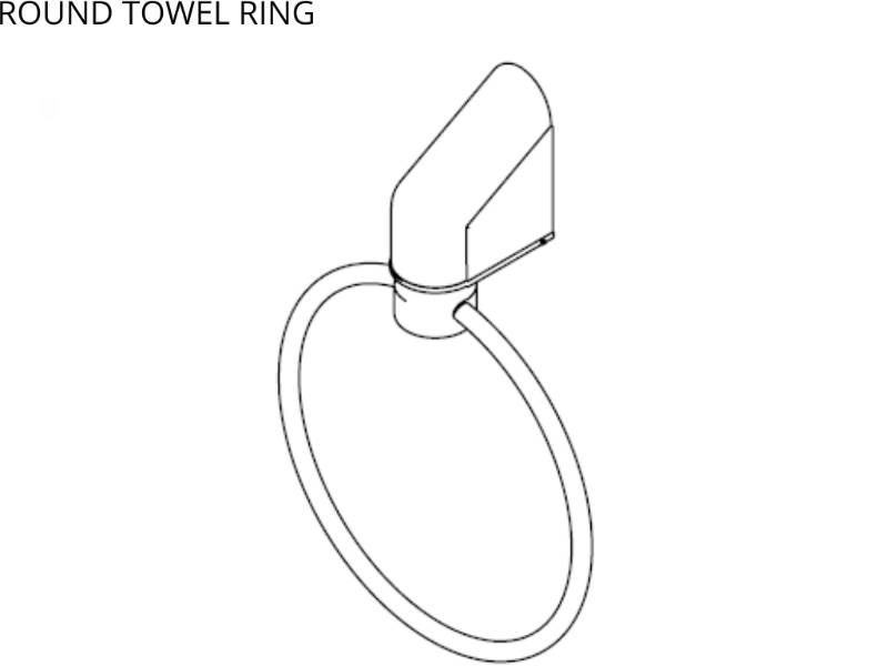 Anti-Ligature Towel Ring