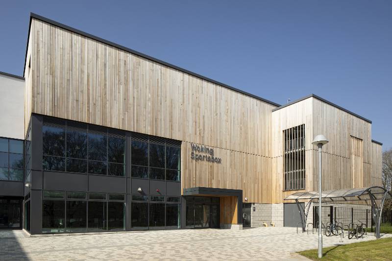 Canadian Western Red Cedar Timber Cladding Case Study - NORclad - Hoe Valley School