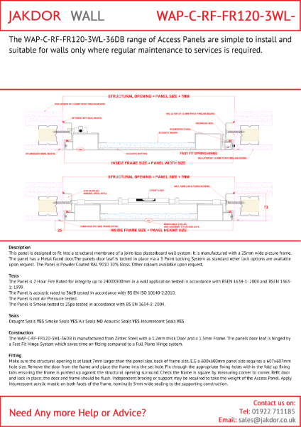 Metal Door Riser Door - Acoustic Fire Rated