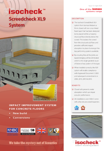 Isocheck Screedcheck XL9 (Concrete) - Data Sheet v1.9